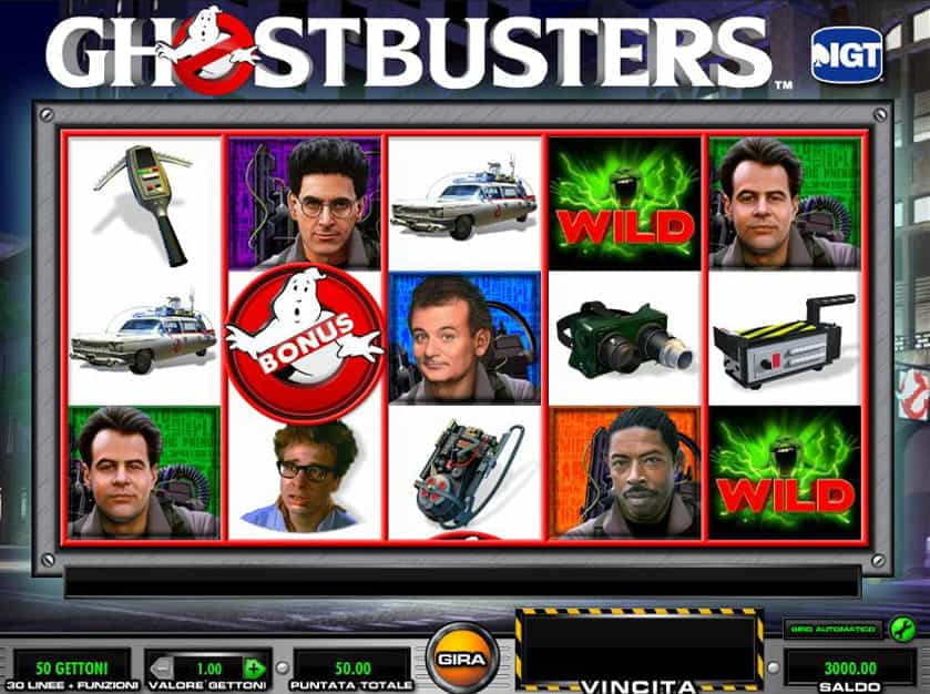 La slot machine Ghostbusters di IGT