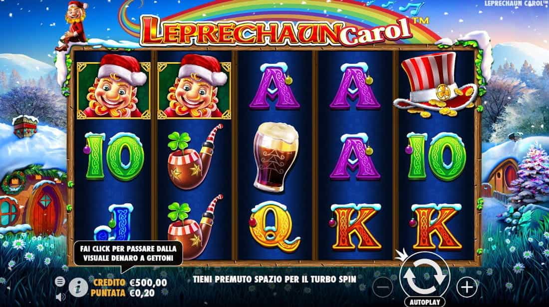 La slot machine Leprechaun Carol di Pragmatic Play.