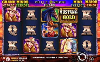 La slot machine Mustang Gold di Pragmatic Play.