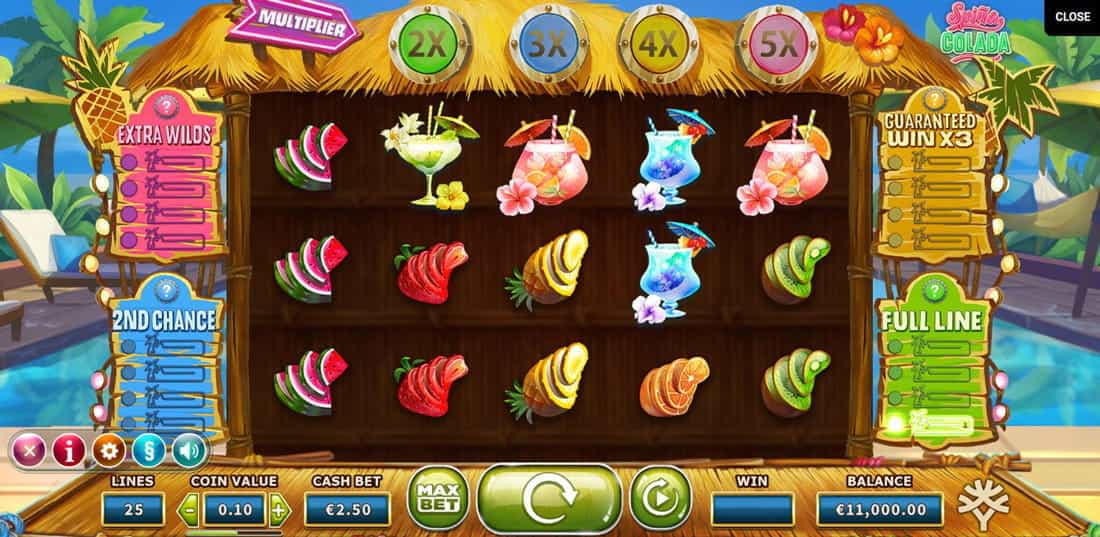 La slot machine Spiña Colada di Yggdrasil.