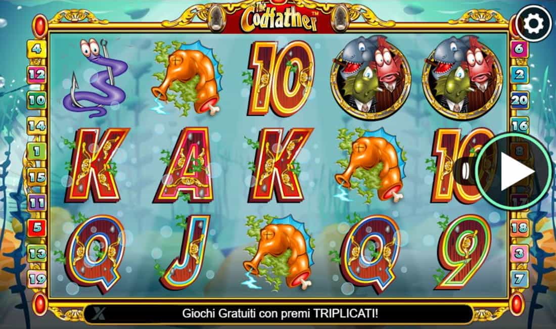La slot machine The Codfather prodotta da NextGen.
