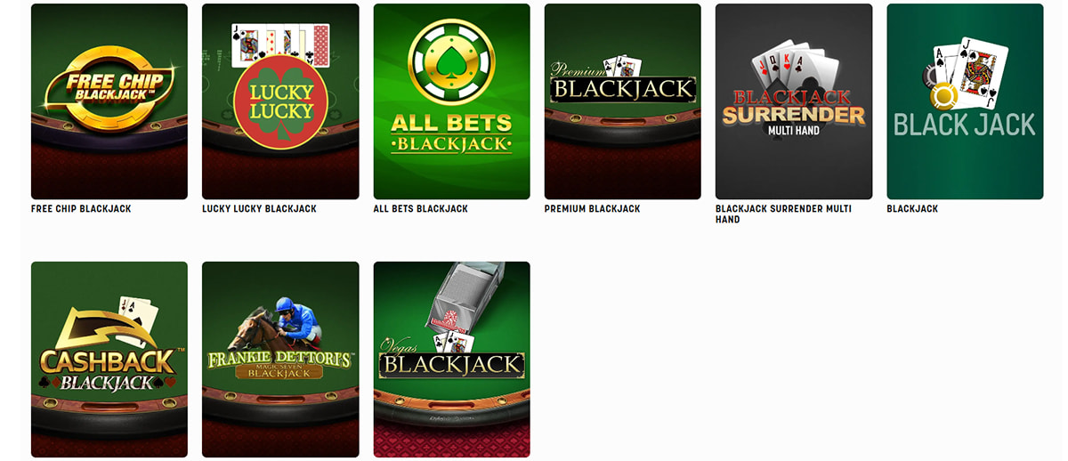 Una panoramica dei giochi di blackjack di SNAI