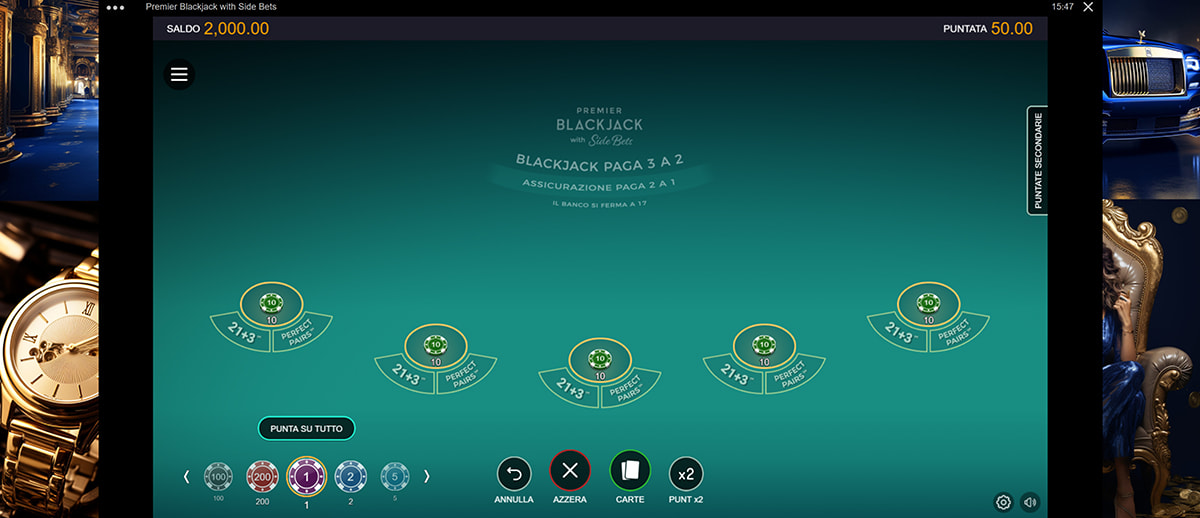Una panoramica dei giochi di blackjack di Spin Palace