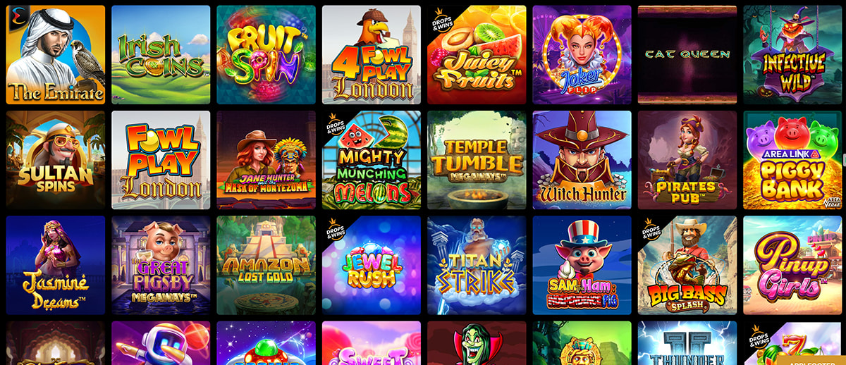 Una panoramica delle slot di Spin Palace