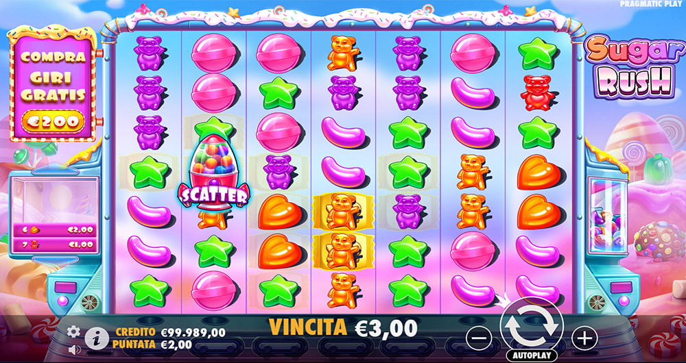 Sugar Rush gratis: la demo