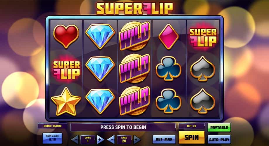 Screenshot della slot Super Flip