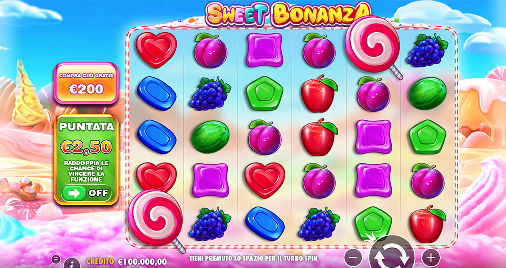 Sweet Bonanza gratis: la demo