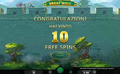 The Great Wall giri gratis