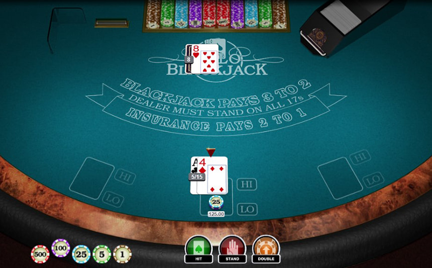Un esempio di blackjack Hi-Lo