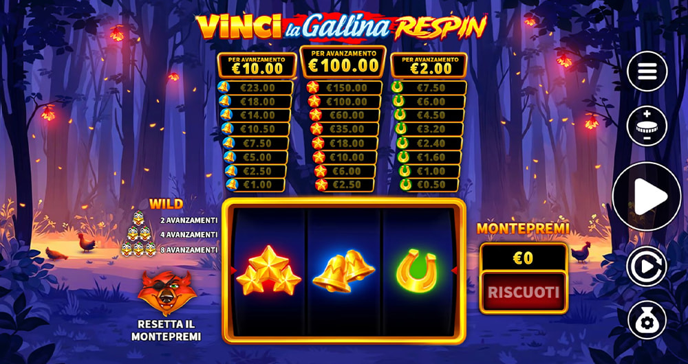 Vinci la Gallina Respin gratis: la demo