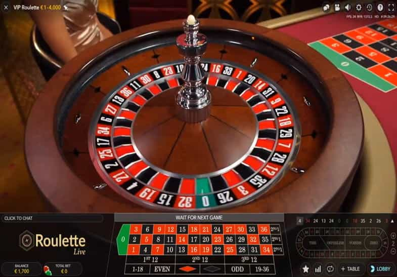 La versione demo di VIP Roulette