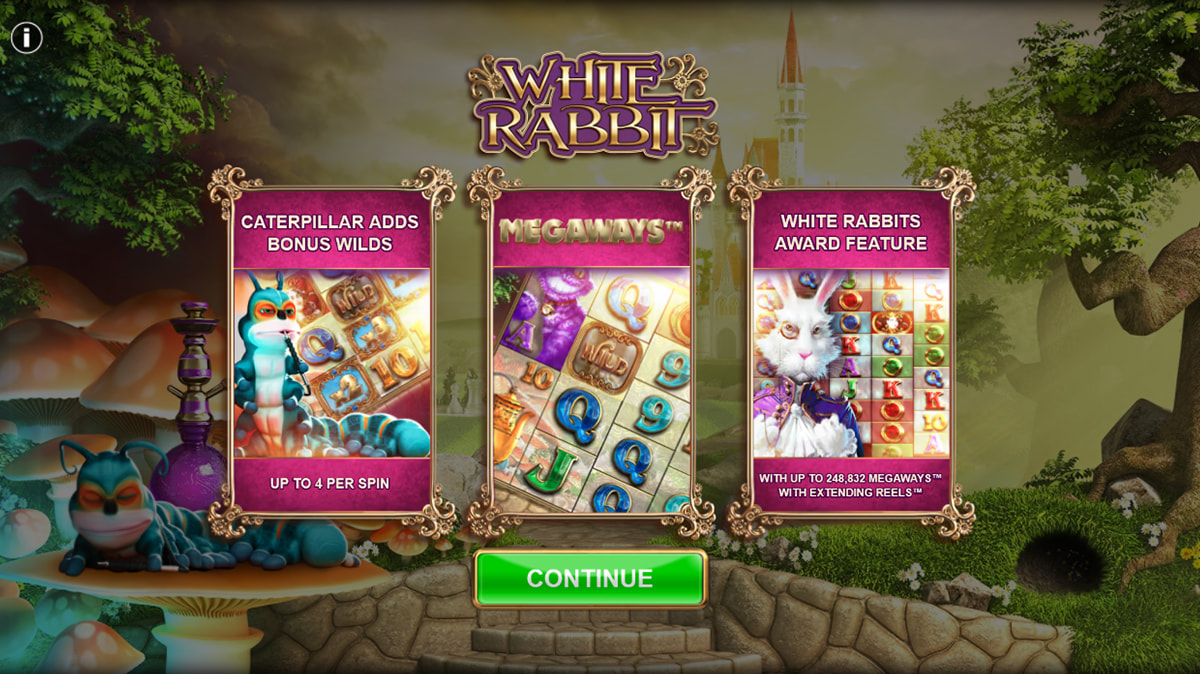 La schermata principale della slot White Rabbit