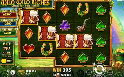 Wild Wild Riches giro bonus