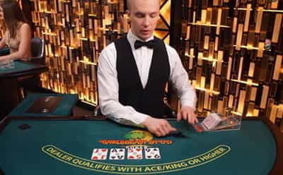Un tavolo del Caribbean Stud Poker offerto da StarCasinò. Il limite massimo di puntata consentito è di 1.000€.