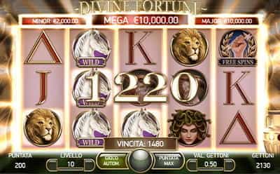 Divine Fortune giro bonus