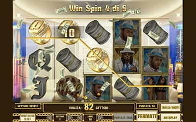 I free spin della slot Pimped.