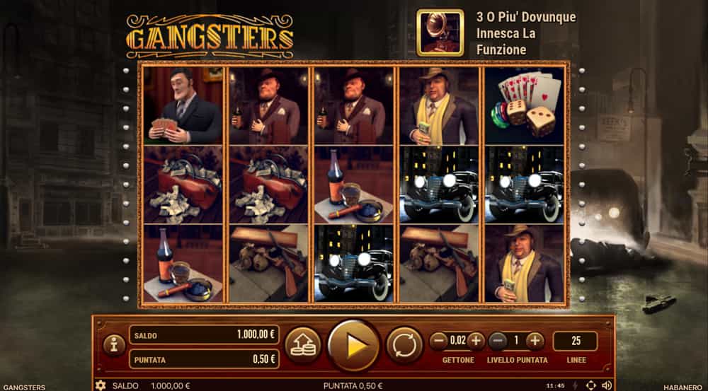 La slot machine Gangster di Habanero