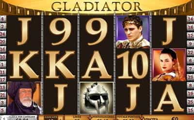 Il gameplay della slot Gladiator, tra i giochi più popolari del casinò William Hill.