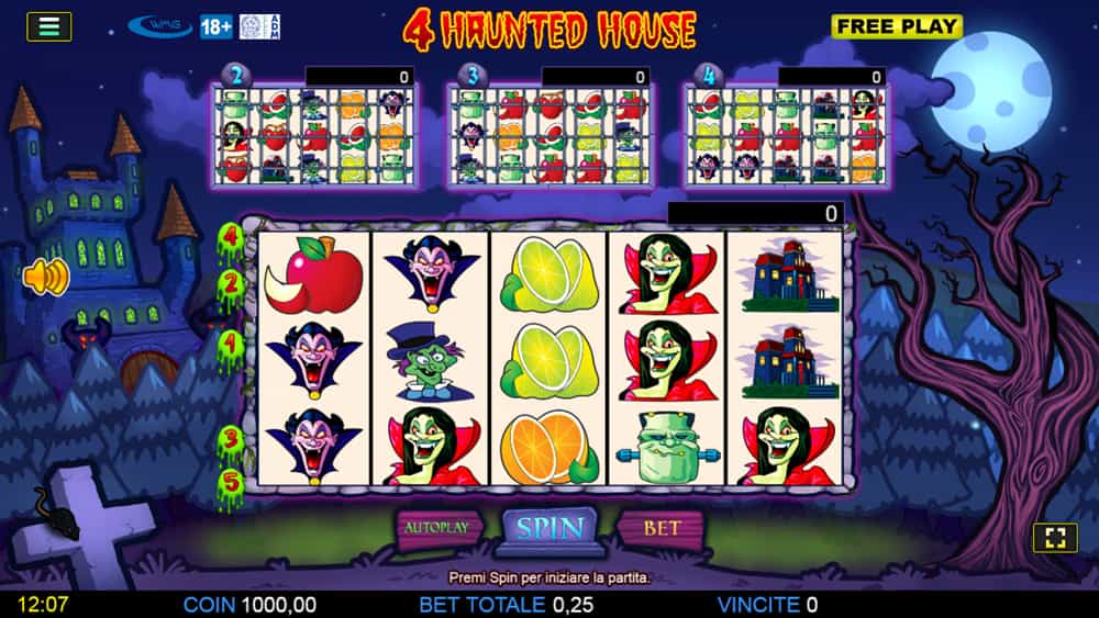 La slot Haunted House realizzata da WMG.