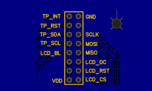 Schema collegamenti componenti PCB