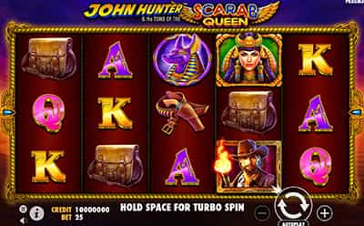 Slot John Hunter and the Tomb of the Scarab Queen sul casinò JackpotCity
