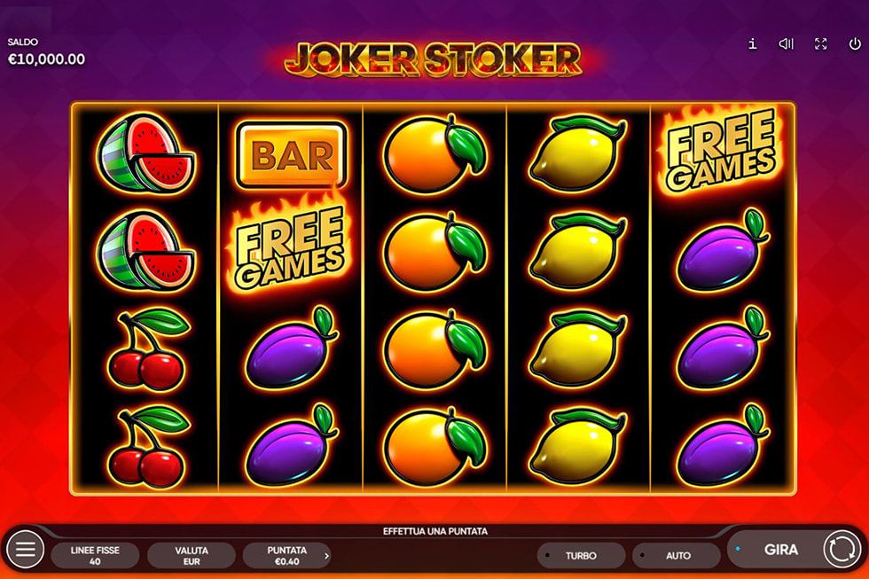La slot Joker Stoker del provider Endorphina