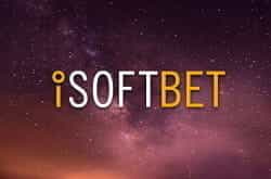 Logo aziendale del software developer iSoftBet.