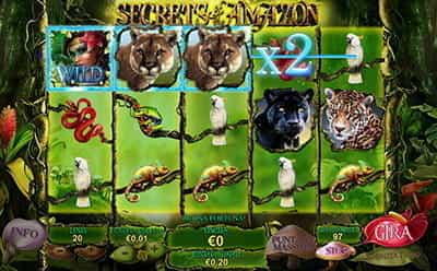 : Il simbolo che consente di moltiplicare le vincite sulla slot Secret of the Amazon.