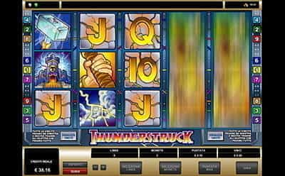 Puntata alla slot Thunderstruck di Microgaming.