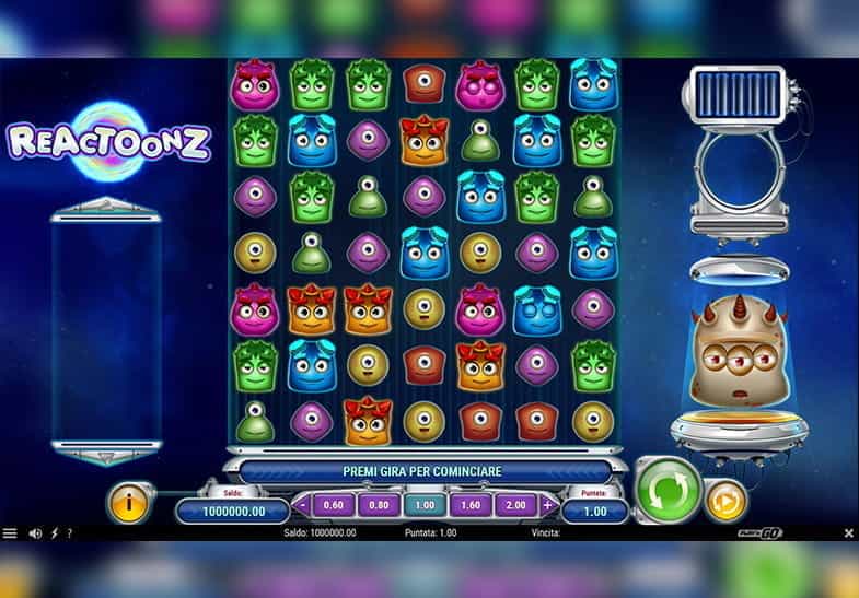 Reactoonz gratis: la demo
