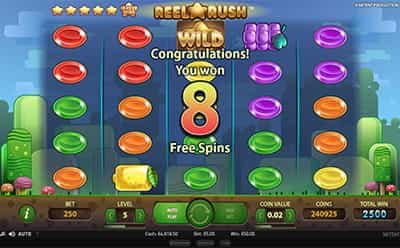 Reel Rush giri gratis