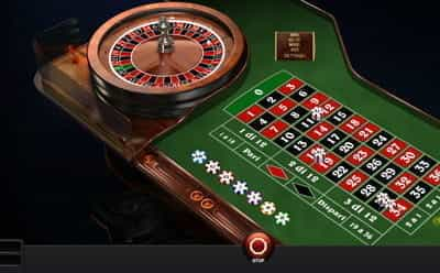 Una roulette mobile di William Hill casinò.