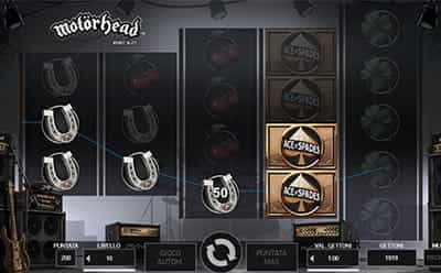 Simboli scatter sulla slot Motorhead di NetEnt.