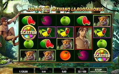 Il simbolo Scatter presente sui rulli della slot Tarzan.