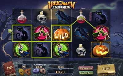 Il simbolo Wild presente nel gameplay della slot Halloween Fortune