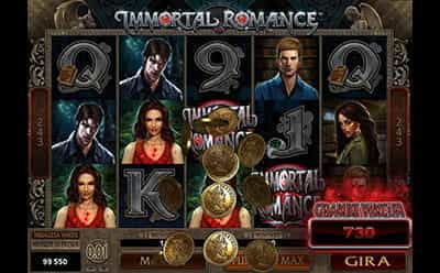  Il simbolo Wild presente nel gameplay della slot Immortal Romance.