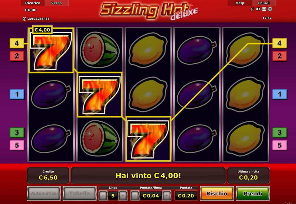 Sizzling Hot Deluxe Slot Machine Sizzling Hot Deluxe Slot Machine