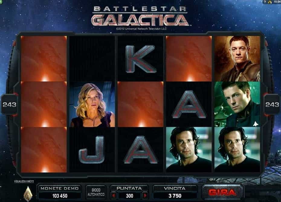 La slot machine Battlestar Galactica di Microgaming