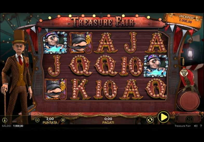 La demo gratuita della slot Treasure Fair di Random Logic.