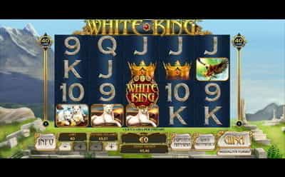 La slot machine White King mobile di Casinò.com.