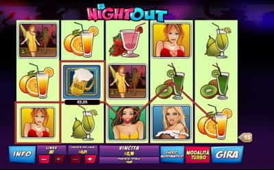 La slot machine A Night Out mobile di William Hill casinò.