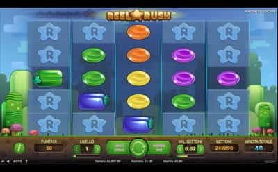 La slot machine Reel Rush di BetClic mobile.