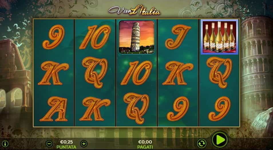 La slot machine Viva L'Italia di Random Logic.