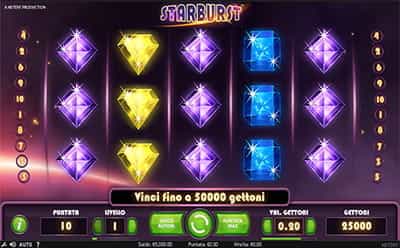 La slot Starburst su Codere casinò online