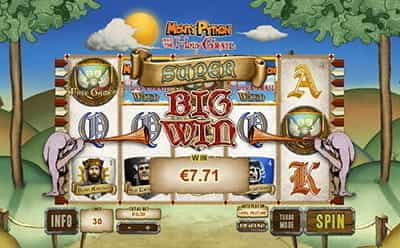 Vincita sulla slot Monty Python and The Holy Grail di Playtech.