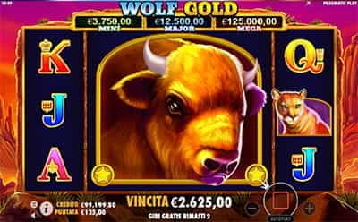 Wolf Gold giri gratis