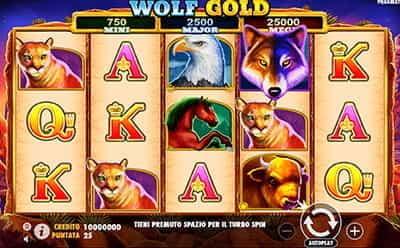 La slot Wolf Gold su Pokerstars casinò online