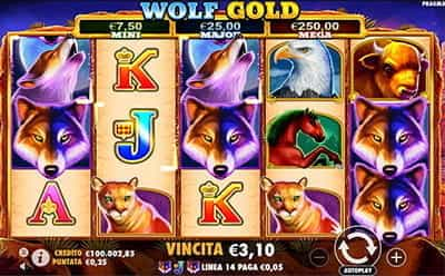 Wolf Gold vincita