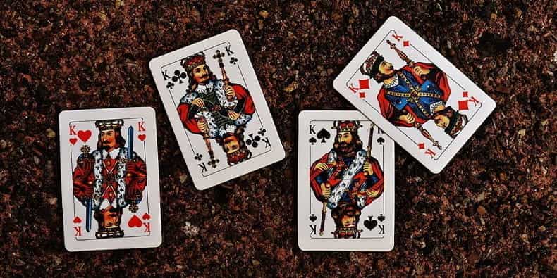 I quattro Re delle carte da gioco