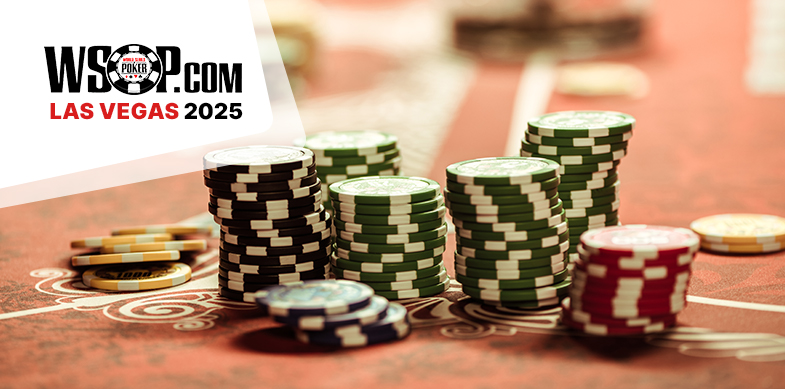 Fiches, logo WSOP Las Vegas 2025